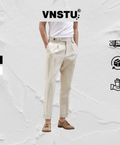 Quần Kaki nam thanh lịch, chất liệu cao cấp mềm mịn, giữ form chuẩn và dễ phối đồ.