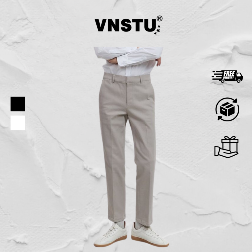Quần Kaki nam thanh lịch, chất liệu cao cấp mềm mịn, giữ form chuẩn và dễ phối đồ.