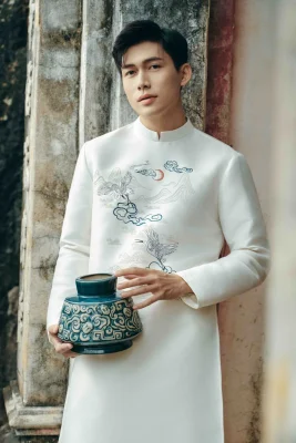 áo dài nam hiện đại