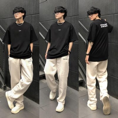 phối đồ với quần jean